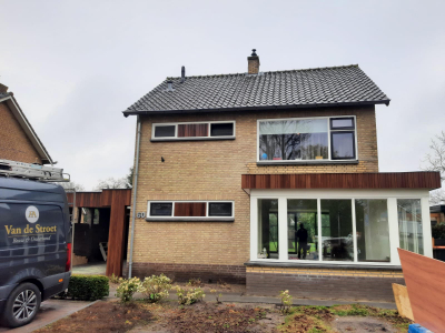 Vernieuwen gevelbekleding